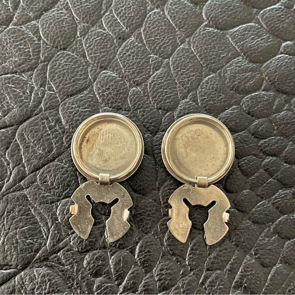 Sterling silver 925 Zuni Sun Face design Button Covers - Picture 8 of 8